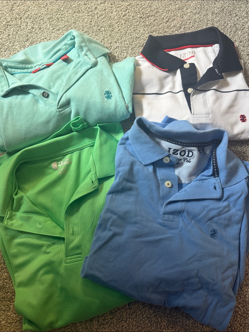 IZOD MENS MED POLO BUNDLE